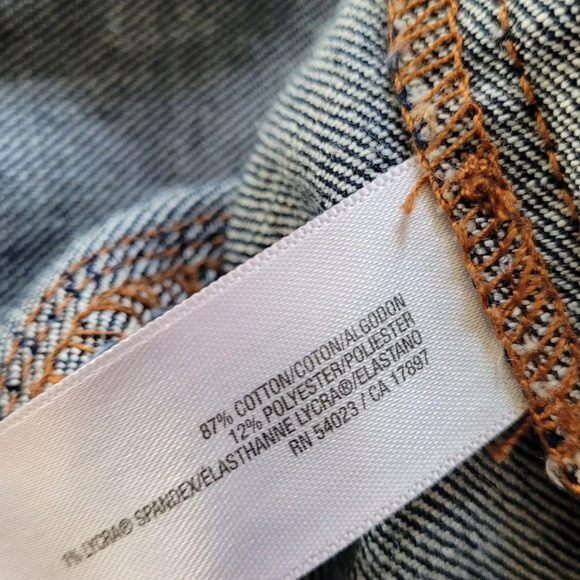 Old Navy Dark Wash Trucker Jean Jacket Size Women's Large - Picture 10 of 10